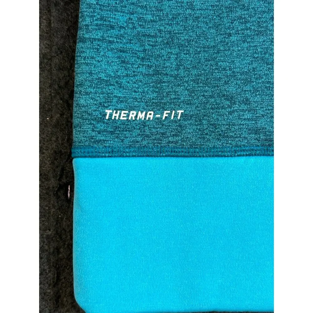 Nike‎ Therma-Fit Fleece Hoodie Sweatshirt Women's Size Medium 548804-479 Blue